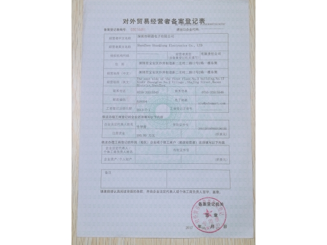 Export license 1